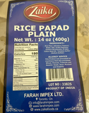 Zaika Rice Papad Plain