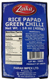 Zaika Rice Papad Green Chilli