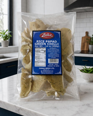 Zaika Rice Papad Green Chilli